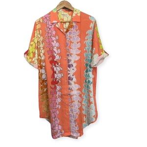 Paradise now Hawaii shirt dress